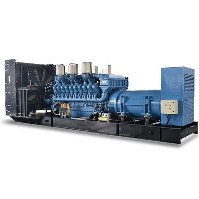 Тихий однофазный портативный генератор 10kva с двигателем MTU и номинальным током 20A